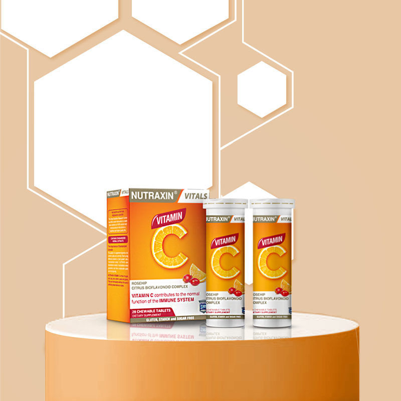 Nutraxin Vitamin-C Chewable Tab 28s