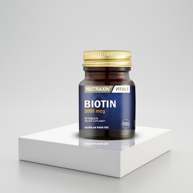 Nutraxin Biotin 5000 mg Tab 30s