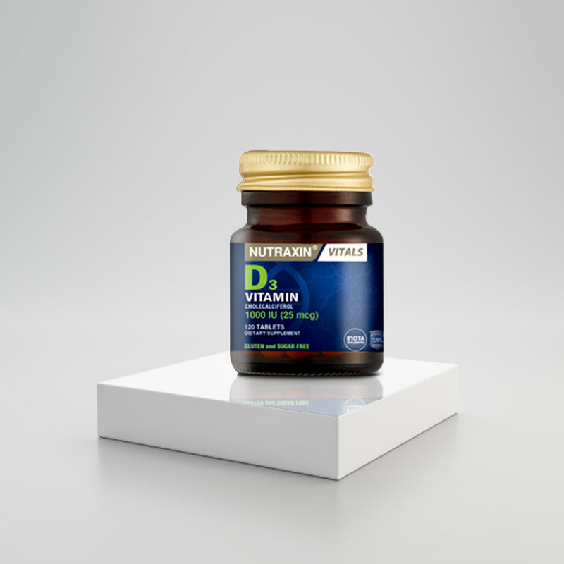 Nutraxin Vitamin D3 1000 IU Tab 120s